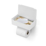 Soporte de papel higienico y toallitas humedas