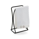 Porta toalla para lavamanos black