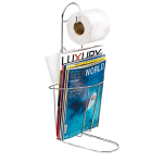 Porta rollo y revistas de piso